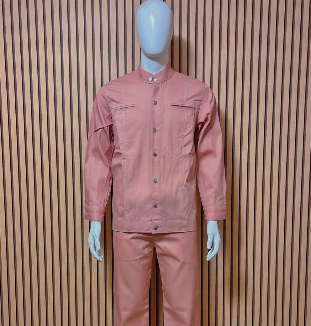 ULC Pink jean Collar Jacket & Jean Pants