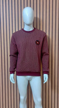 ULC Burgundy Quilted Crewneck Sweatshirt