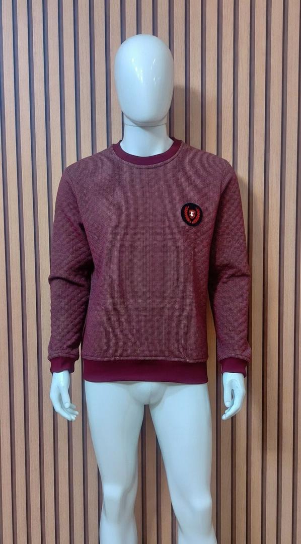 ULC Burgundy Quilted Crewneck Sweatshirt