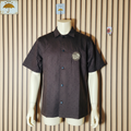 Uncle Lani's Dark Brown Polka Dot Short Sleeve Shirt
