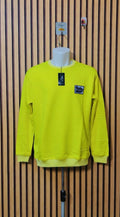 Uncle Lani's Neon Yellow Badge Crewneck Sweatshirt