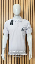 ULC White Monogram Badge Polo Shirt