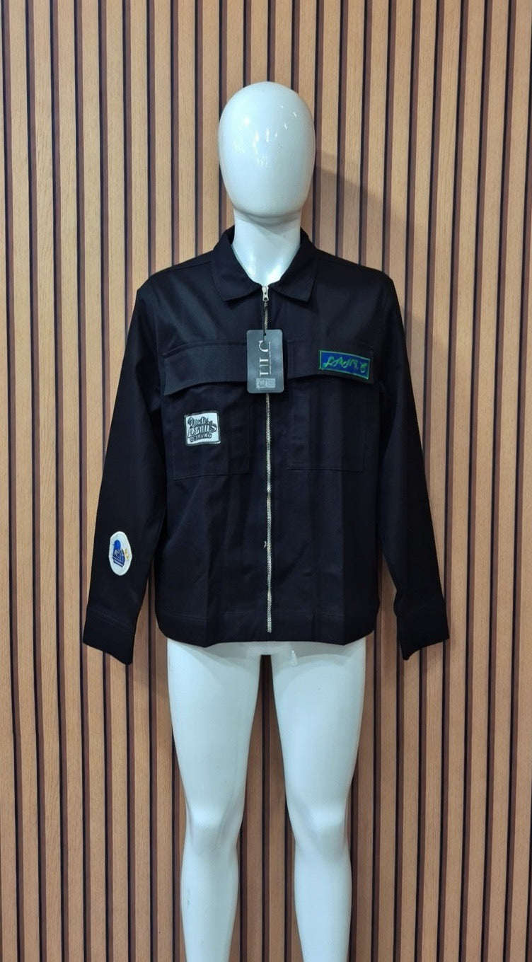 ULC Black Multi-Patch Zip Jacket