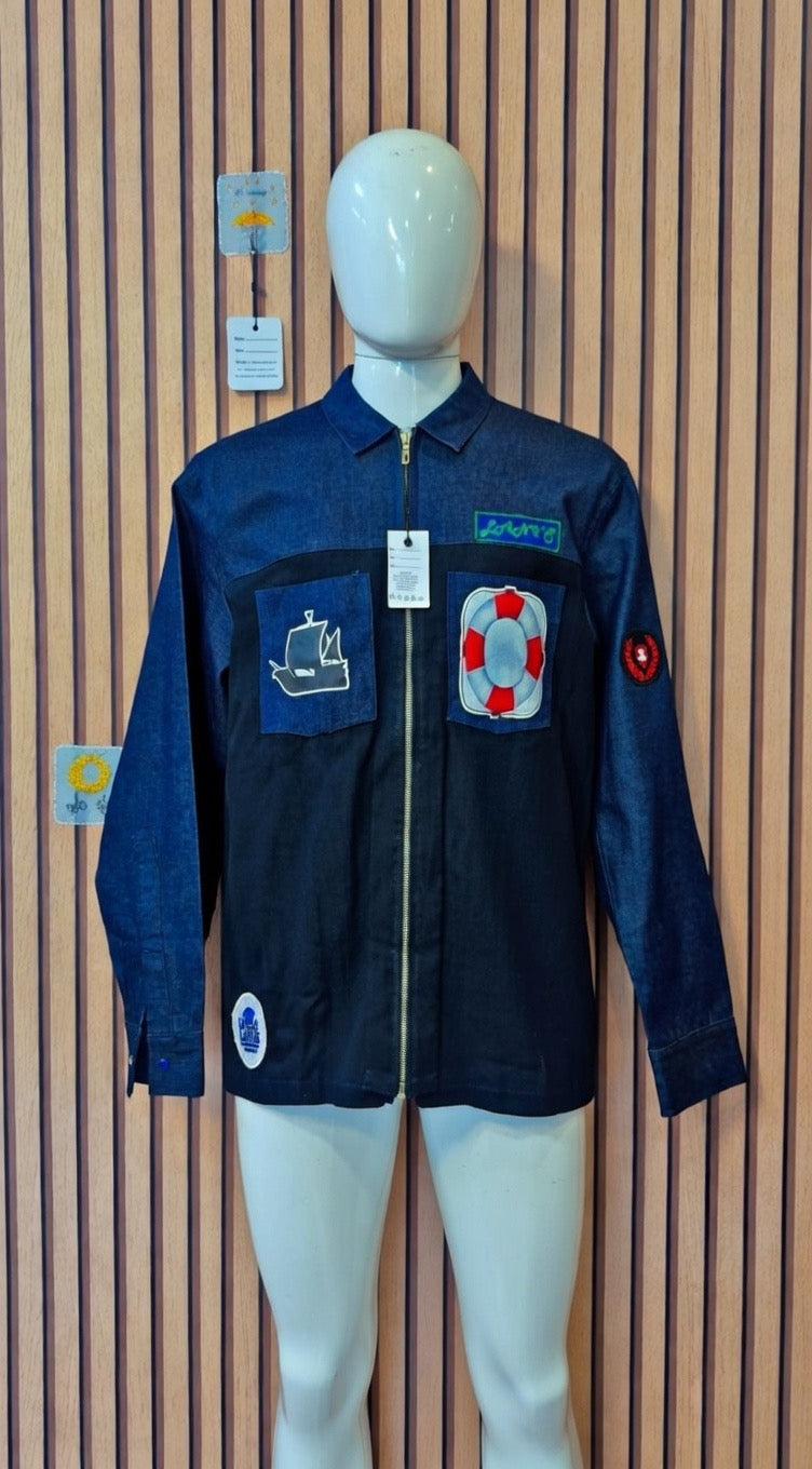 Uncle Lani's Navigator Denim Jacket