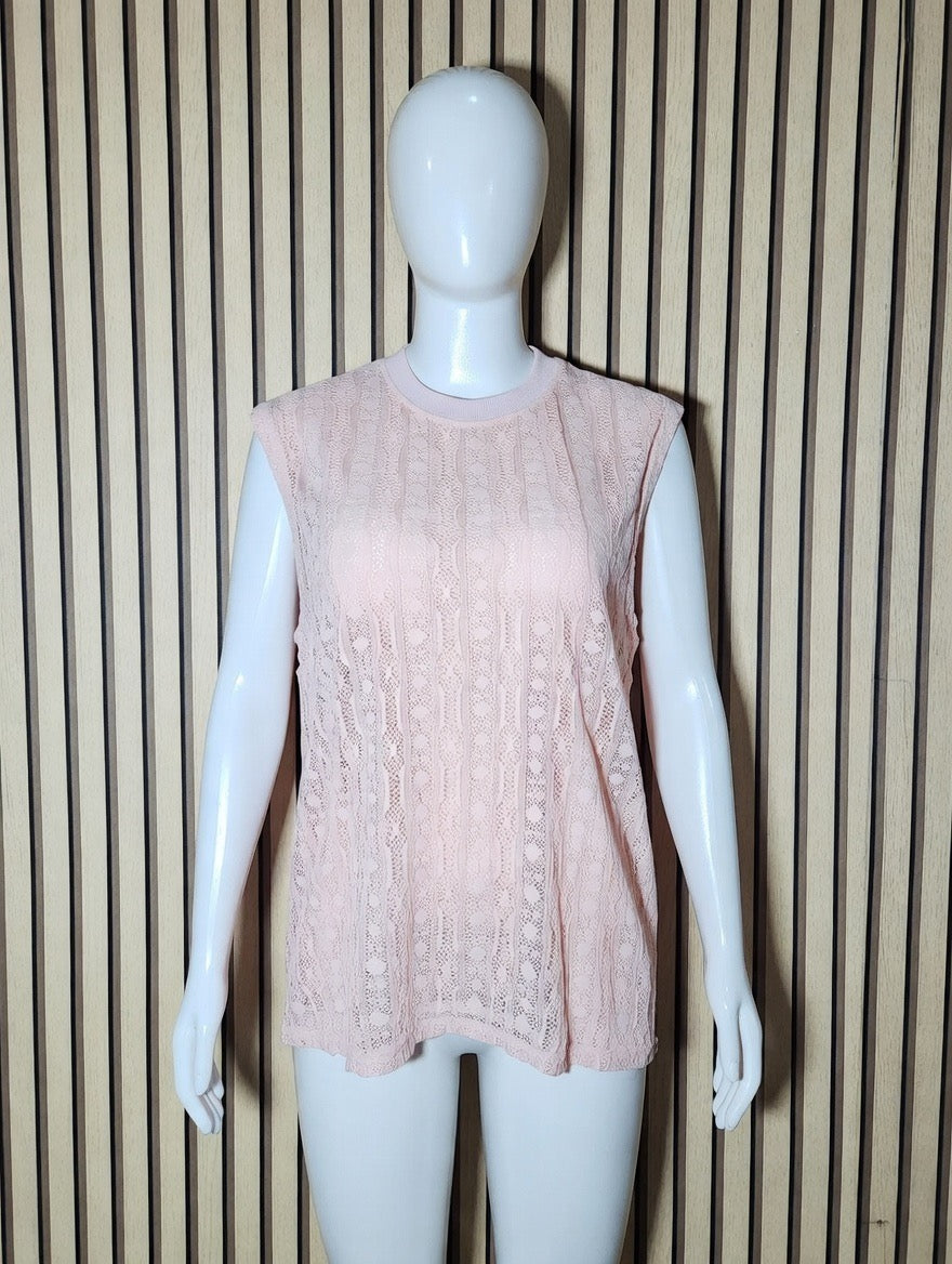 ULC Cream Lace Sleeveless Top