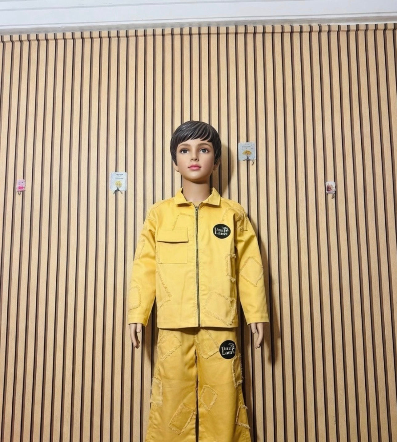 Uncle Lani's Kids' Yellow Zip Jumpsuit