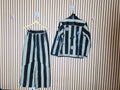 Uncle Lani's White Drawstring Crop Jacket & Trouser