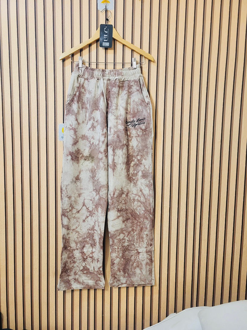 Uncle Lani's Tie-Dye Flare Pants