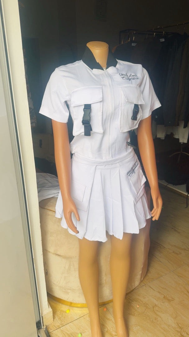 Uncle Lani's female Olive Green,/other color Cargo Shirt